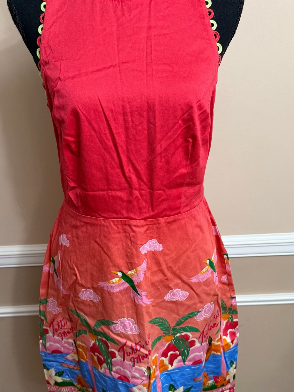 Alden Adair Millie Dress Paradise Print Small NWT - Picture 5 of 14